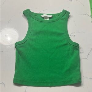 H&M Cotton Green Tank Top